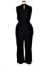 Gap 100% Rayon Solid Black Jumpsuit Size XL - photo 2