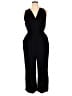 Gap 100% Rayon Solid Black Jumpsuit Size XL - photo 1