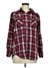 Twenty One Plaid Red Long Sleeve Button-Down Shirt Size M - photo 1