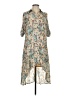 Karlie 100% Polyester Paisley Teal Casual Dress Size S - photo 1