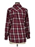 Twenty One Plaid Red Long Sleeve Button-Down Shirt Size M - photo 2
