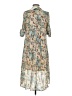 Karlie 100% Polyester Paisley Teal Casual Dress Size S - photo 2