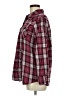Twenty One Plaid Red Long Sleeve Button-Down Shirt Size M - photo 5