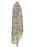 Karlie 100% Polyester Paisley Teal Casual Dress Size S - photo 4
