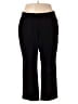 Croft & Barrow Solid Black Dress Pants Size 22w Long - photo 1