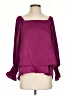 Caramela 100% Polyester Purple 3/4 Sleeve Blouse Size S - photo 1