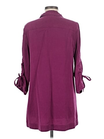 Soft Surroundings 3/4 Sleeve Button-Down Shirt (view 2)