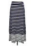 Talbots Outlet Stripes Blue Casual Skirt Size M (petite) - photo 2