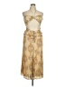 Meshki 100% Viscose Paisley Tan Cocktail Dress Size XL - photo 1