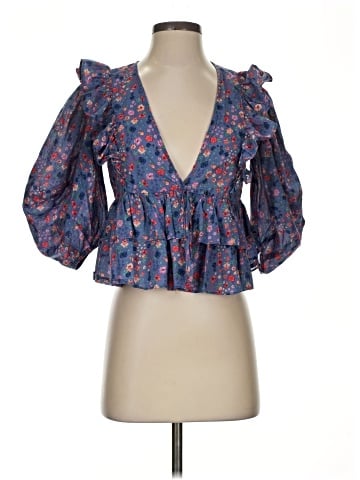 Karlie 3/4 Sleeve Blouse (view 1)