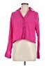 Love Notes 100% Cotton Pink Long Sleeve Blouse Size M - photo 1