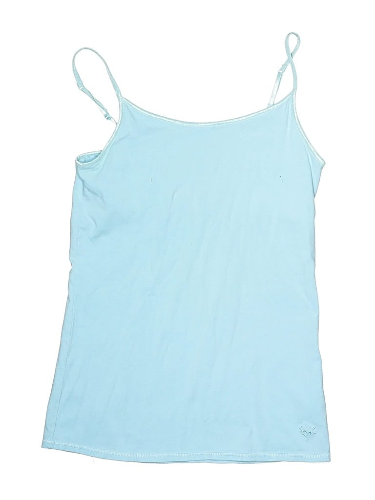 Pre-owned Justice Kids' Tank Top Blue Halter Neckline Tops