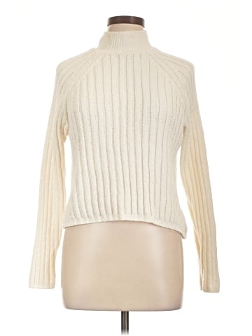 Pink Rose Turtleneck Sweater (view 1)