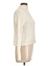 Pink Rose 100% Polyester Ivory Turtleneck Sweater Size L - photo 4
