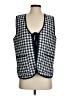 Free People 100% Cotton Checkered-gingham Blue Vest Size S - photo 1