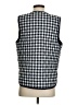 Free People 100% Cotton Checkered-gingham Blue Vest Size S - photo 2