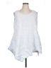 For Cynthia White Sleeveless Blouse Size 1X - photo 1