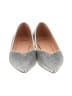 J.Crew Metallic Silver Flats Size 10 - photo 2