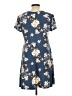 rue21 Floral Blue Casual Dress Size L - photo 2