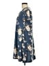 rue21 Floral Blue Casual Dress Size L - photo 5