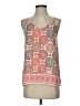 Ann Taylor LOFT 100% Polyester Orange Sleeveless Top Size S (petite) - photo 1