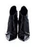 Dior 100% Leather Black Cannage Quilted Patent Leather Booties Size EU 38 1/2 - photo 2
