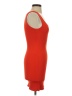 Flat White Graphic Orange Cocktail Dress Size XS - photo 4