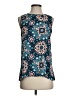 Ann Taylor LOFT 100% Polyester Teal Tank Top Size S - photo 1