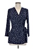 Anne Klein Blue Long Sleeve Blouse Size M - photo 1