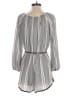 Ecote 100% Polyester Stripes Gray Black Romper Size M - photo 2