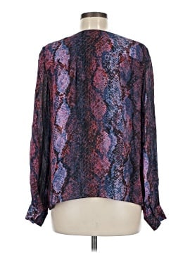 Parker Long Sleeve Silk Top (view 2)