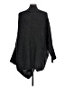 Sleeping On Snow Black Poncho Size L - photo 2