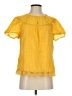 Gap Yellow Short Sleeve Blouse Size S - photo 1