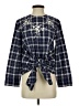 Chan Luu Blue Long Sleeve Blouse Size XS - photo 1