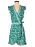 Ann Taylor LOFT 100% Rayon Paisley Green Romper Size 2 - photo 1