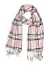 Pashmina 100% Pashmina Plaid Pink Scarf One size - photo 1
