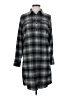 Eddie Bauer Plaid Gray Casual Dress Size 4 - photo 1