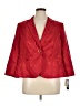 John Meyer 100% Polyester Red Blazer Size 16 - photo 1