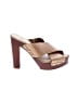 Vince Camuto 100% Leather Brown Heels Size 9 1/2 - photo 1