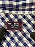 UNTUCKit 100% Cotton Checkered-gingham Blue Long Sleeve Button-Down Shirt Size 12 - photo 7