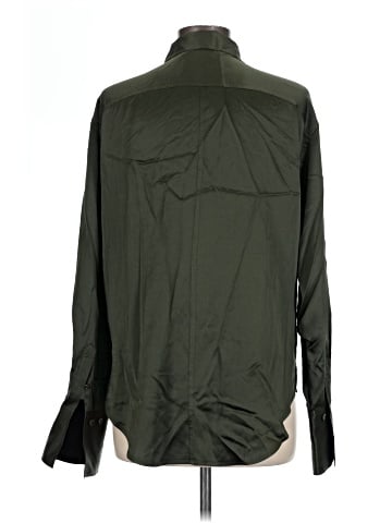 FRAME Long Sleeve Silk Top (view 2)