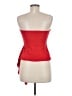 Zara 100% Polyester Red Sleeveless Top Size M - photo 2
