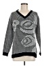 Soft Surroundings Stripes Black Pullover Sweater Size M - photo 1