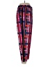 Crosby 100% Polyester Plaid Pink Casual Pants Size L - photo 4