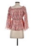 Ranna Gill 100% Polyester Pink 3/4 Sleeve Blouse Size S - photo 2