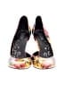 Brash Floral Yellow Heels Size 8 1/2 - photo 2