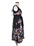 Single Dress 100% Polyester Paisley Black Casual Dress Size P (petite) - photo 4