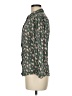 Next Floral Green Long Sleeve Blouse Size 14 - photo 5