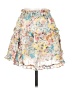 Unbranded 100% Polyester Floral White Casual Skirt Size S - photo 2