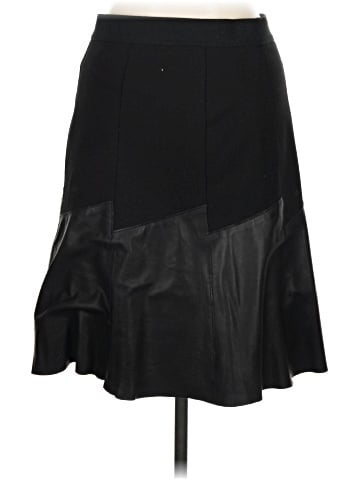 Elie Tahari Leather Skirt (view 2)